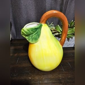 Maxcera Ceramic Pear Pitcher/Water Jug